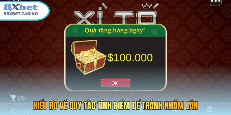 Hiểu rõ về quy tắc tính điểm để tránh nhầm lẫn